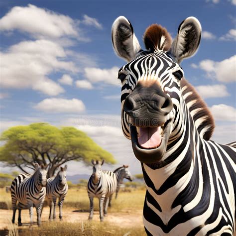 Happy Zebra Stock Illustration Illustration Of Wildlife 317467417