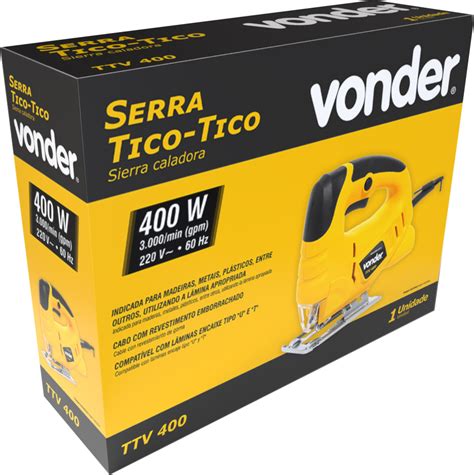 Serra tico tico TTV 400 220 V VONDER 220 V Código 6001400220