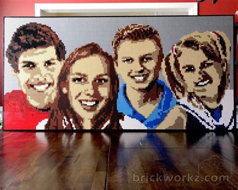 Lego Portraits from your Photos – Brickworkz