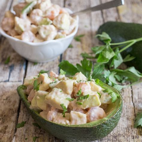 Easy Shrimp Stuffed Avocado Recipe An Italian In My Kitchen