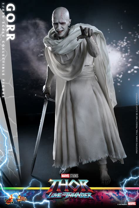 Hot Toys雷神索爾愛與雷霆格爾Gorr 比例收藏級人偶 蒼白屠神者鬼魅現身