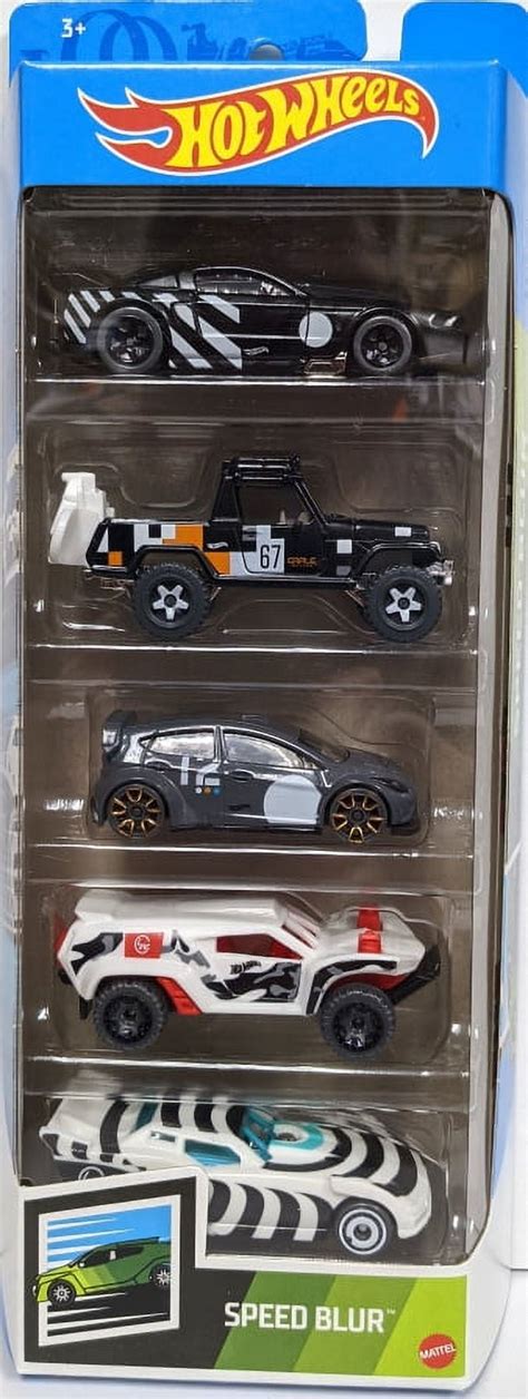 Hot Wheels 5 Pack Set Speed Blur Walmart