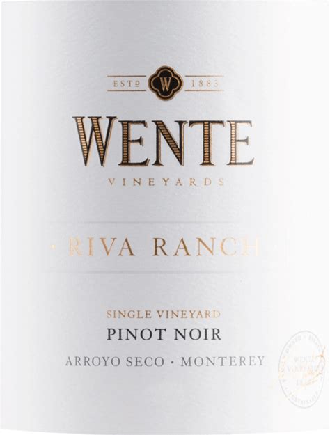 Riva Ranch Pinot Noir Wente Vineyards Vinello