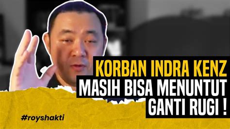 Korban Indra Kenz Masih Bisa Menuntut Ganti Rugi YouTube