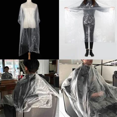 Maxbell 50pcs Disposable Hair Cutting Cape Salon Gown Barber Capes