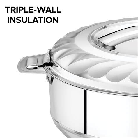 SQ Professional Jumbo Contour Stainless Steel Hot Pot Set Pc L