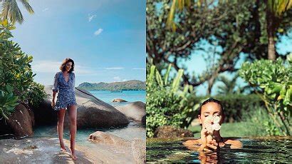 Klaudia Halejcio W Bikini Cieszy Si Maj Wk W Tropikach Fani Patrz Na Jej Partnera On Chyba
