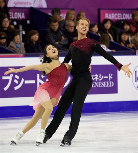 Madison Chock & Evan Bates won the silver medal in ice dance at the ...