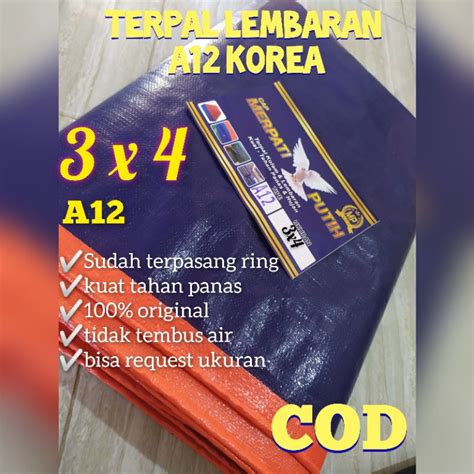 Jual Terp X A Terpal Tenda Terpal Jemur Alas Lantai Terpal Anti