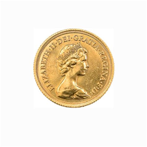 Moneda Libra de oro 22kts. Peso 8 gramos. Elizabeth - Stark Joyas