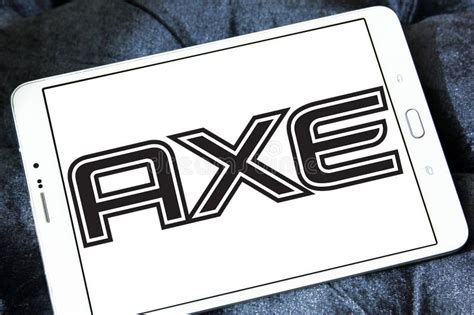 Axe brand logo editorial stock photo. Image of icons - 100334858