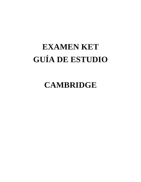 DOCX Examen Ket Cambridge DOKUMEN TIPS