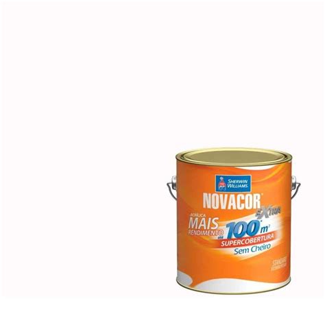 Tinta L Tex Novacor Acr Lica Mais Rendimento Extra Fosco Litros