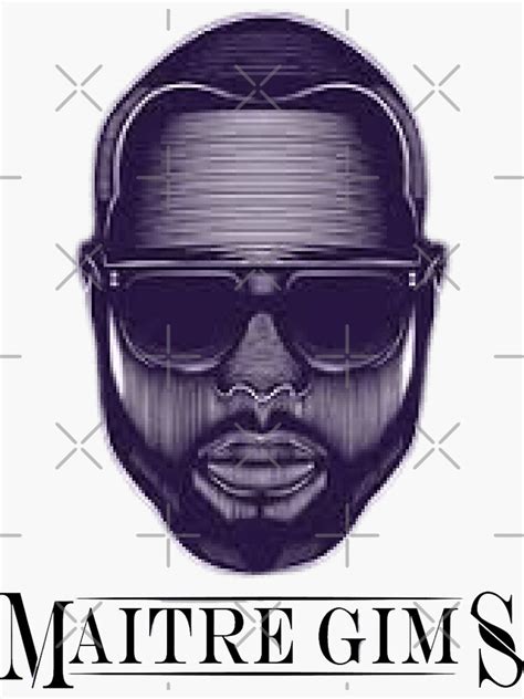 Maitre Gims Warano Style Sticker For Sale By Jessicareho007 Redbubble