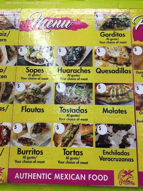 Online Menu Of Taqueria Las Palmas Restaurant Brenham Texas 77833