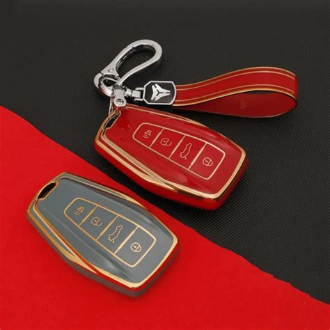 TPU Car Remote Smart Key Cover Case Bag For Geely Coolray Atlas Boyue