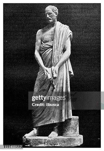 Atlas Of Classical Portraits Greek Statue Of Demosthenes High Res