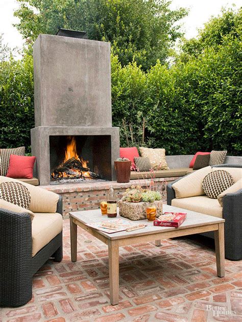 34 Fabulous Outdoor Fireplace Designs for Added Curb-Appeal