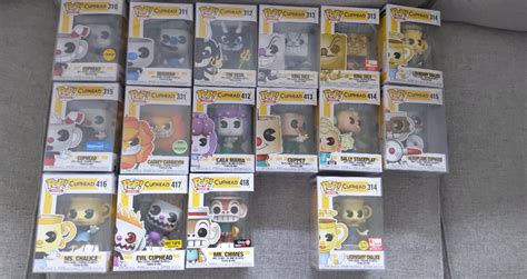 My Cuphead Funko Pop Collection! : r/Cuphead