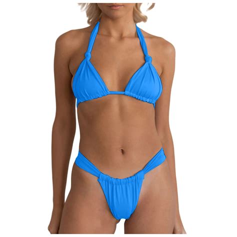 ZMHEGW Womens Swimsuits Tummy Control Sexy Bikini Sets For High Cut