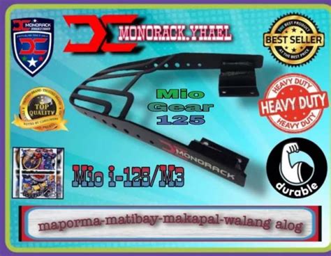 DC Monorack Bracket For Mio I125 M3 AND MIO GEAR 125 Lazada PH