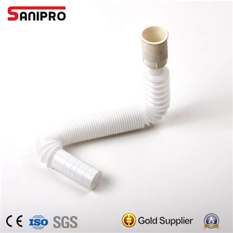 Sanipro Plastic Flexible Pipe Sink Basin Water Drain Hose