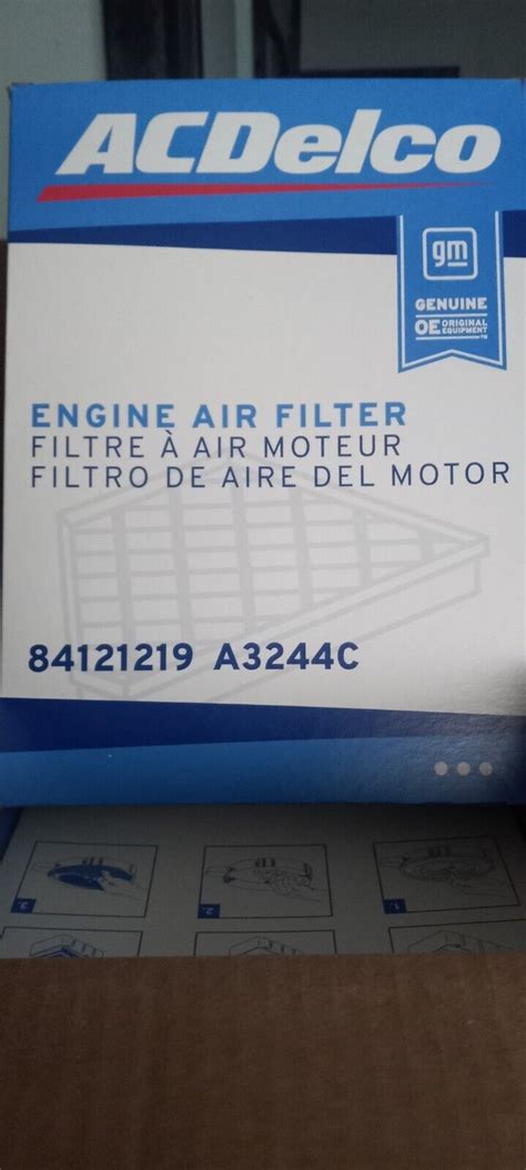 Oem Air Filter Acdelco Gm Original Equipment A C For Sale Online Ebay