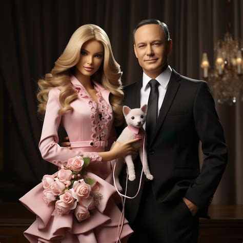 Premium AI Image | barbie and the president or sugar daddy