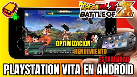 Dragon Ball Z Battle of Z Increíble videojuego de PS Vita en Android