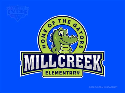 Millcreek Elementary Mascot Logo Design by School Branding Agency on Dribbble