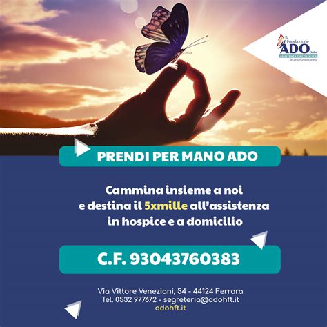 Dona Il Tuo 5x1000 Alla Fondazione ADO Assistenza Domiciliare