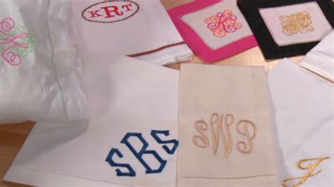 Embroidering Monograms by Machine | Craftsy