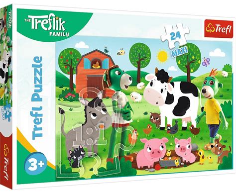 Trefl Puzzle Maxi El Rodzina Treflik W Na Wsi Ceny I Opinie