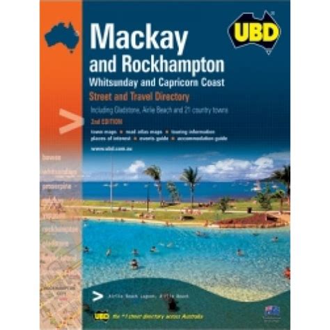 Street Directory UBD Gregorys Mackay And Rockhampton 4th Edition