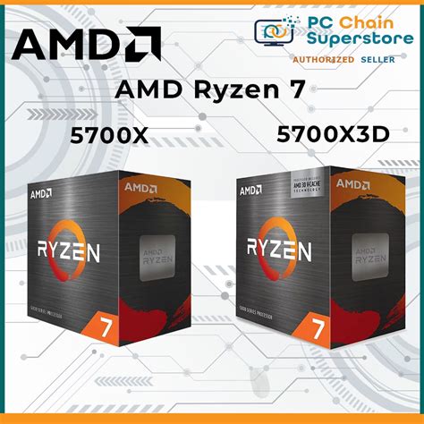 AMD Ryzen 7 5700X 5700X3D 8 Cores 16 Threads Unlocked AM4 Desktop CPU