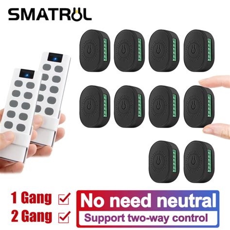 Smatrul Switch Light Mini Smart Wireless Module No Neutral Wire