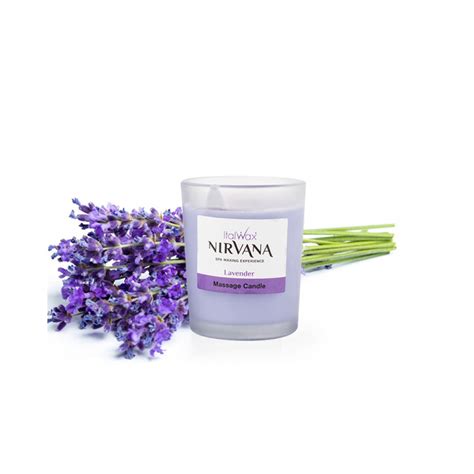 Masažinė žvakė ItalWax Nirvana Massage Candle Lavender manogroziui lt