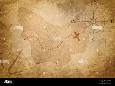 ancient treasure map Stock Photo - Alamy