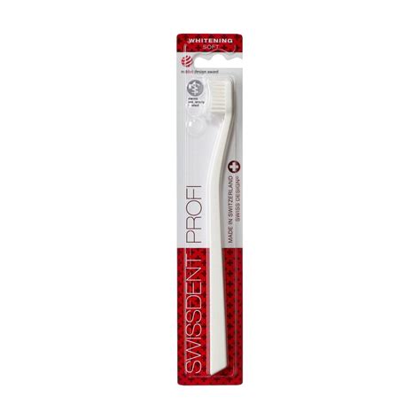 Зубная щетка SWISSDENT Profi Whitening Soft White мягкая, 1 шт - купить ...