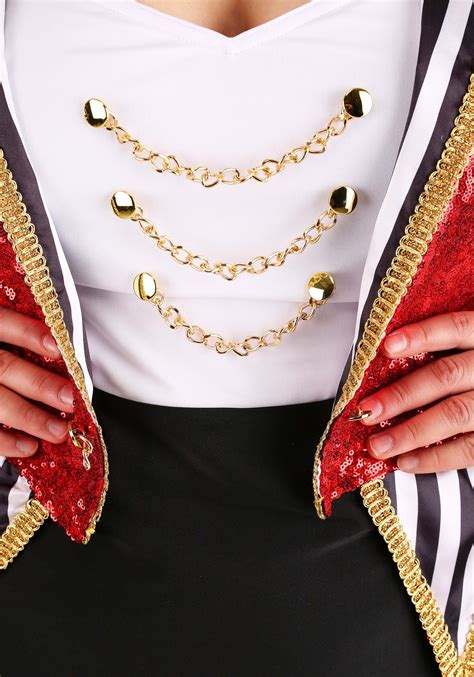 Plus Size Sexy Sequin Ringmaster Costume Ringmaster Costumes