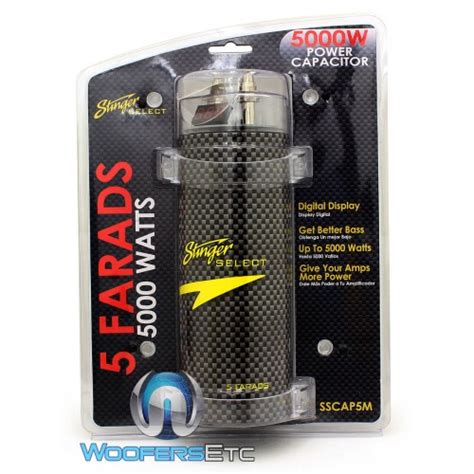 Stinger SSCAP5M 5000W Farad Digital Capacitor