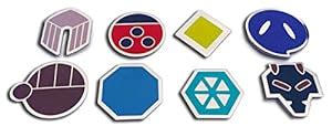 Amazon.com: Pokemon Gym Badges: Johto - Gen 2 - Johto League - Ash ...