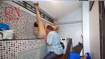 Housewife Fucked In The Washing Machine Pussy Licking Cunillingus Domination In Laundry