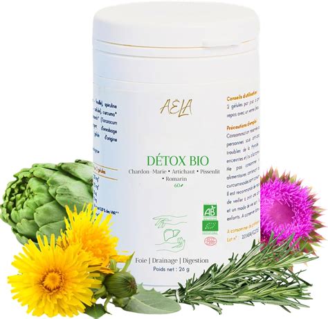 Detox Foie Bio Certifi Ecocert Chardon Marie Artichaut Pissenlit