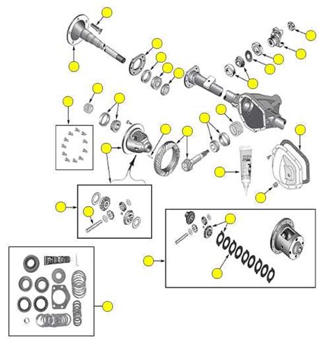 Exploring The Components Of A Jeep Tj Front Axle A Detailed Diagram