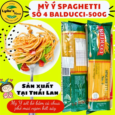 Spaghetti SPAGHETTI BALDUCCI No 4 500G Delicious Round Fiber Pasta