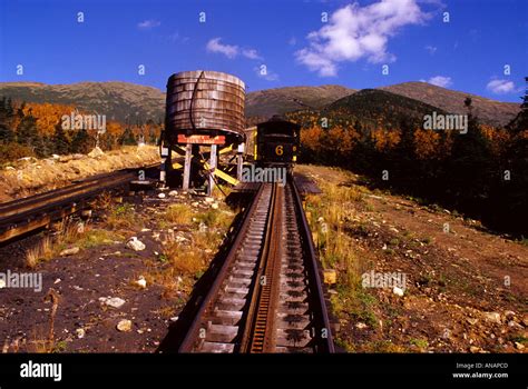 Mt Washington Cog Railway White Mountains New Hampshire Stock Photo Alamy