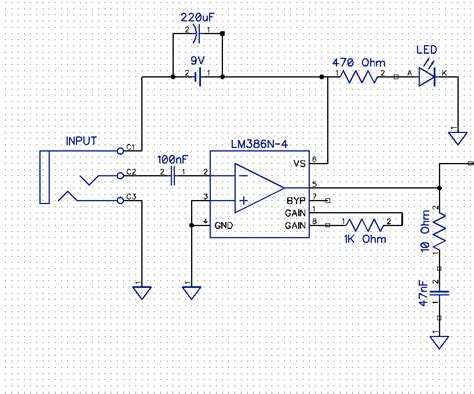 Lm386 Guitar Schematic Lm386 Guitar Schematic