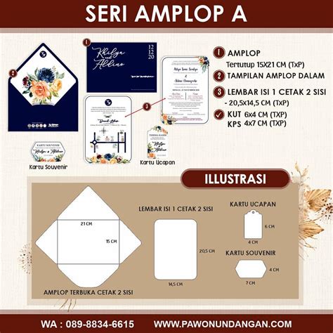 Undangan Custom Softcover Amplop Seri A Pawon Undangan 85860 Hot Sex