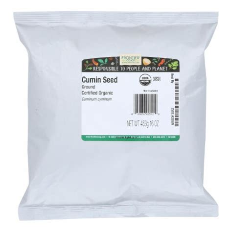 Frontier Herb Cumin Seed Powder Organic Ground Single Bulk Item 1LB